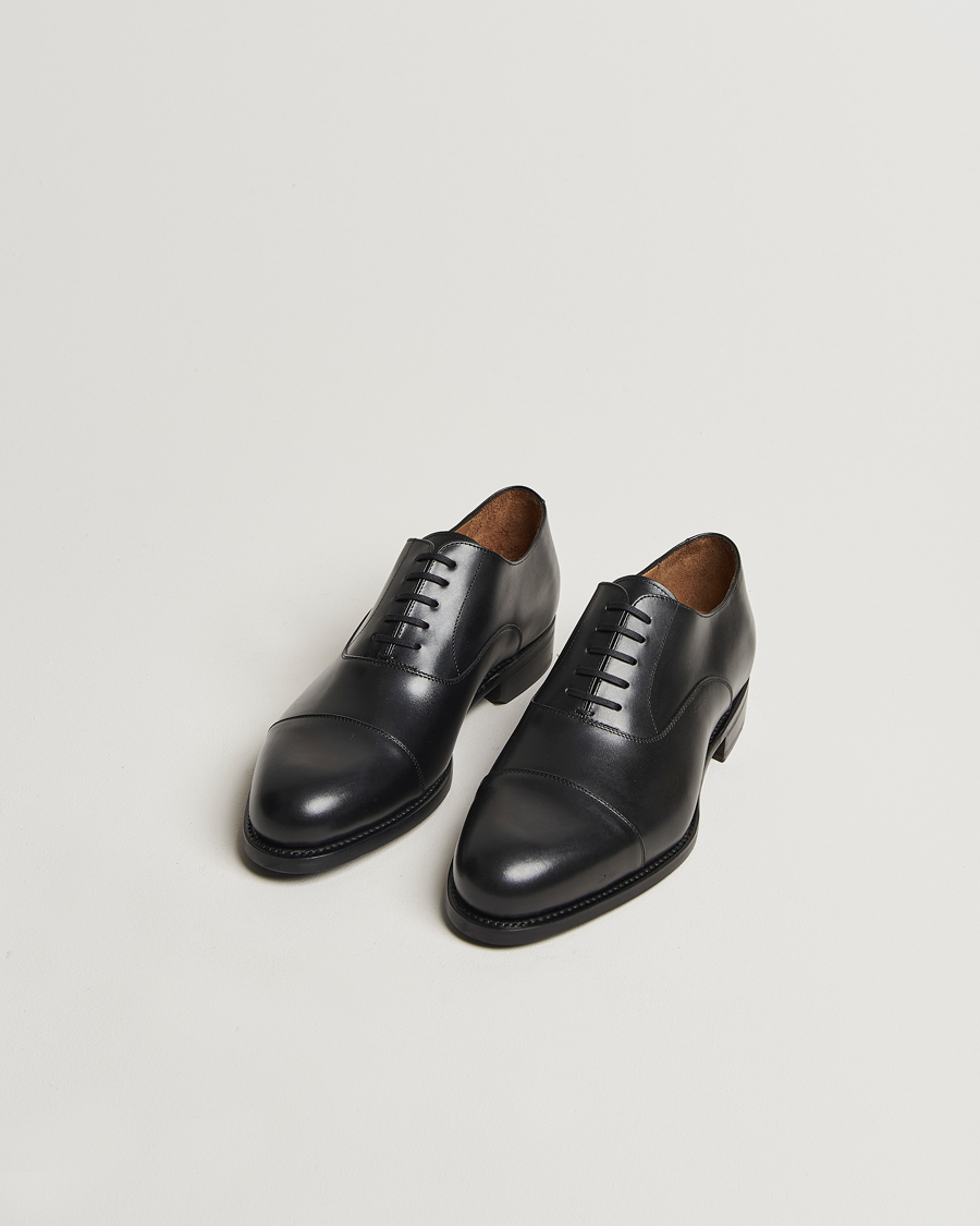 John Lobb City II Oxford Black Calf - Acheter John Lobb CareOfCarl.fr.