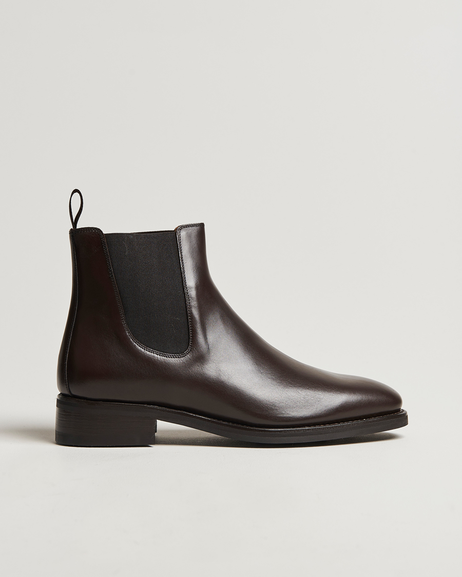 Homme | Oscar Jacobson Chelsea Boots Dark Mud Brown | Oscar Jacobson | Chelsea Boots Dark Mud Brown