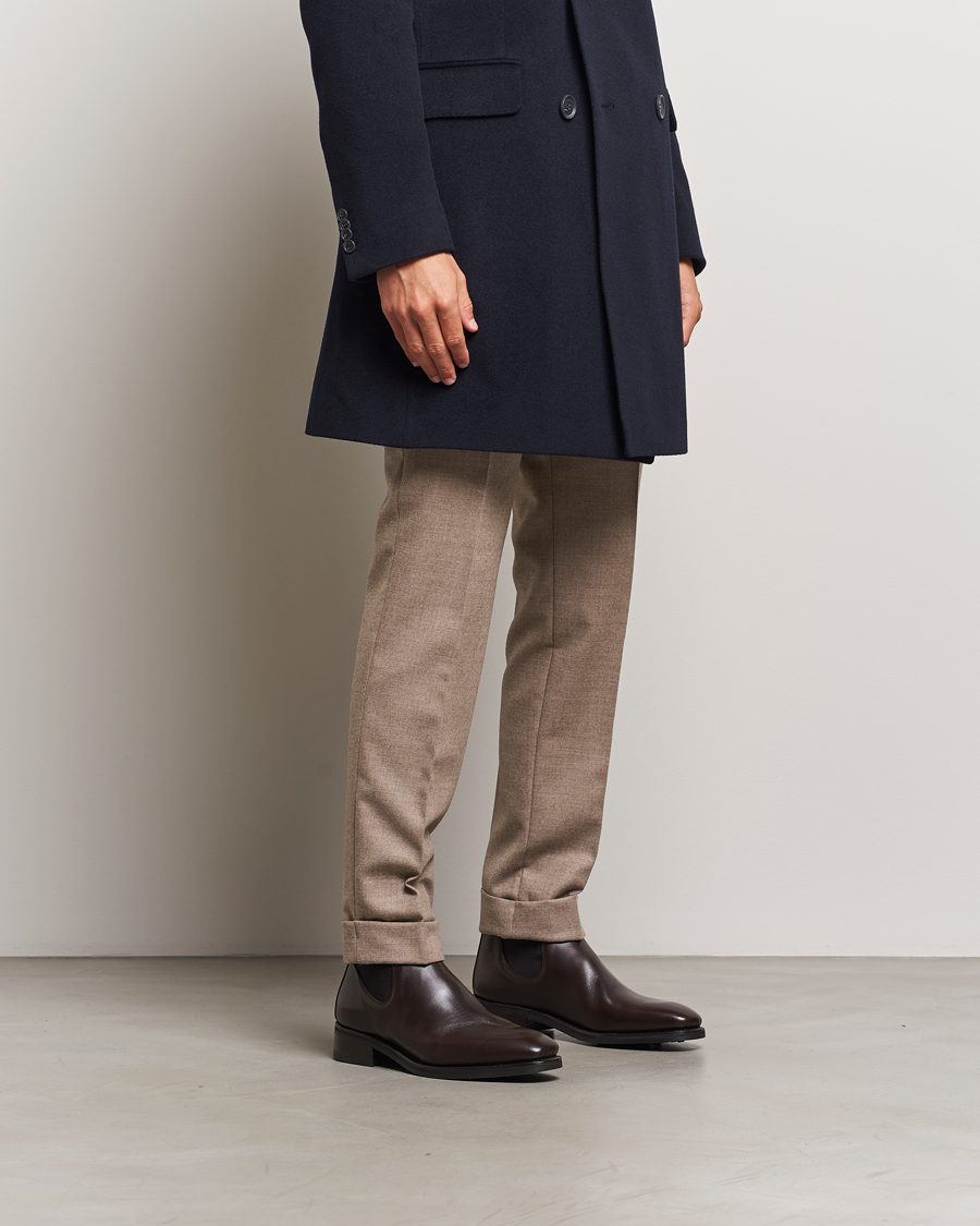 Homme | Oscar Jacobson Chelsea Boots Dark Mud Brown | Oscar Jacobson | Chelsea Boots Dark Mud Brown