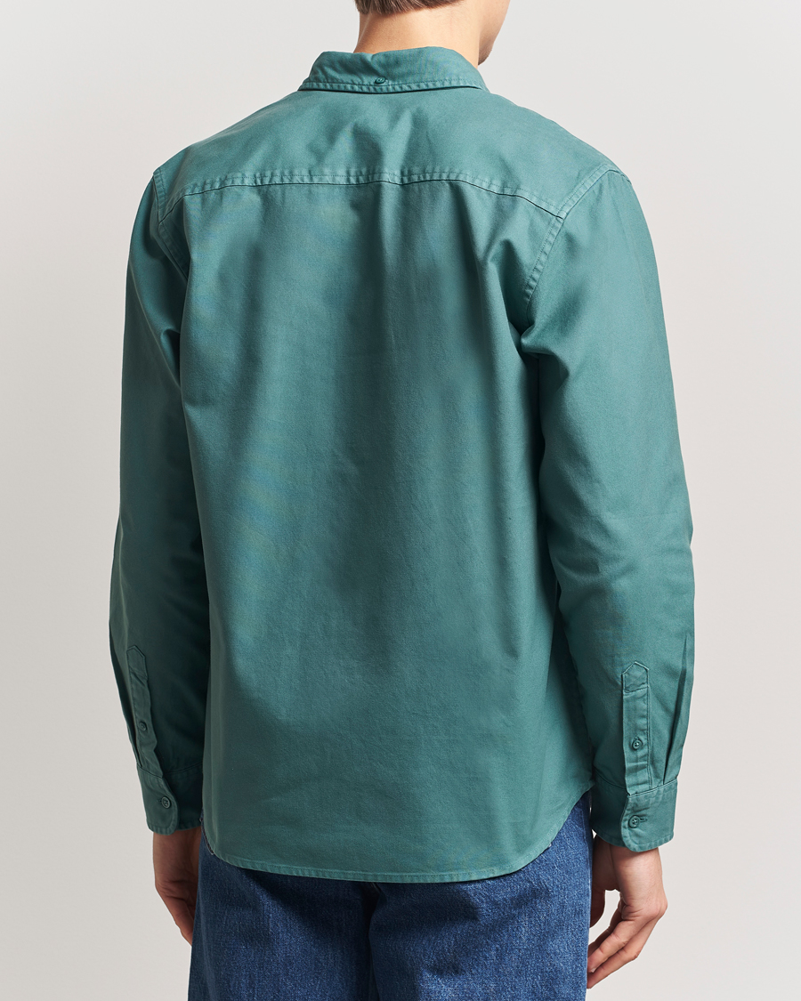 Homme | Chemises | Carhartt WIP | Bolton Cotton Oxford Shirt Silver Pine