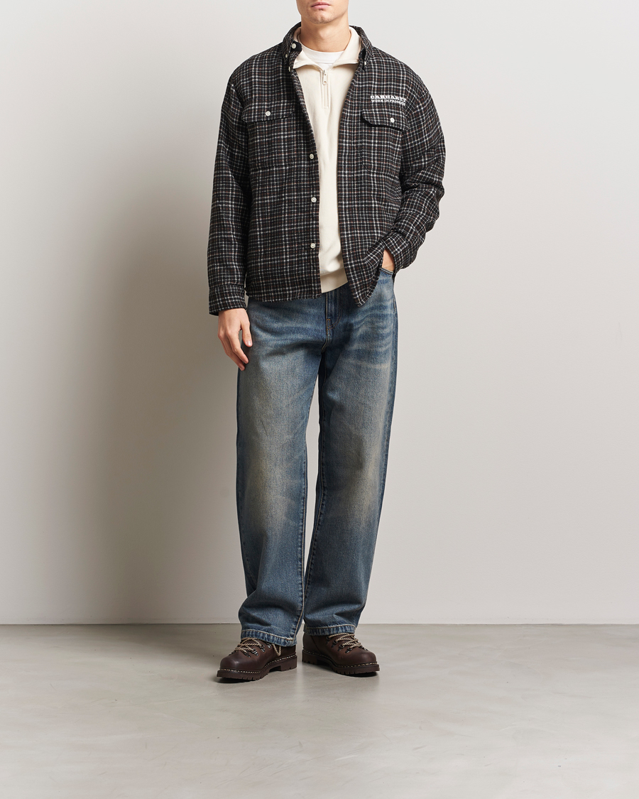 Homme | Chemises | Carhartt WIP | Runaway Millet Checked Overshirt Black