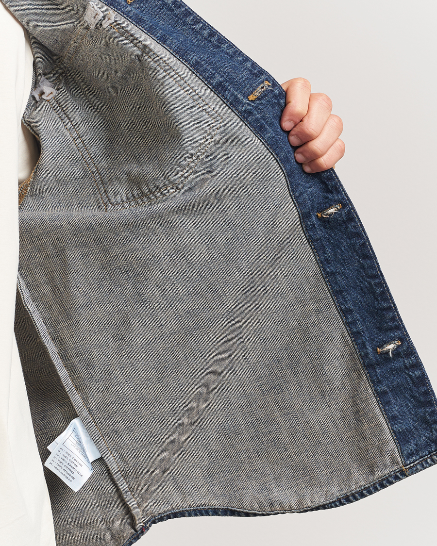 Homme | Chemises | Carhartt WIP | Lincoln Denim Shirt Jacket Blue Worn