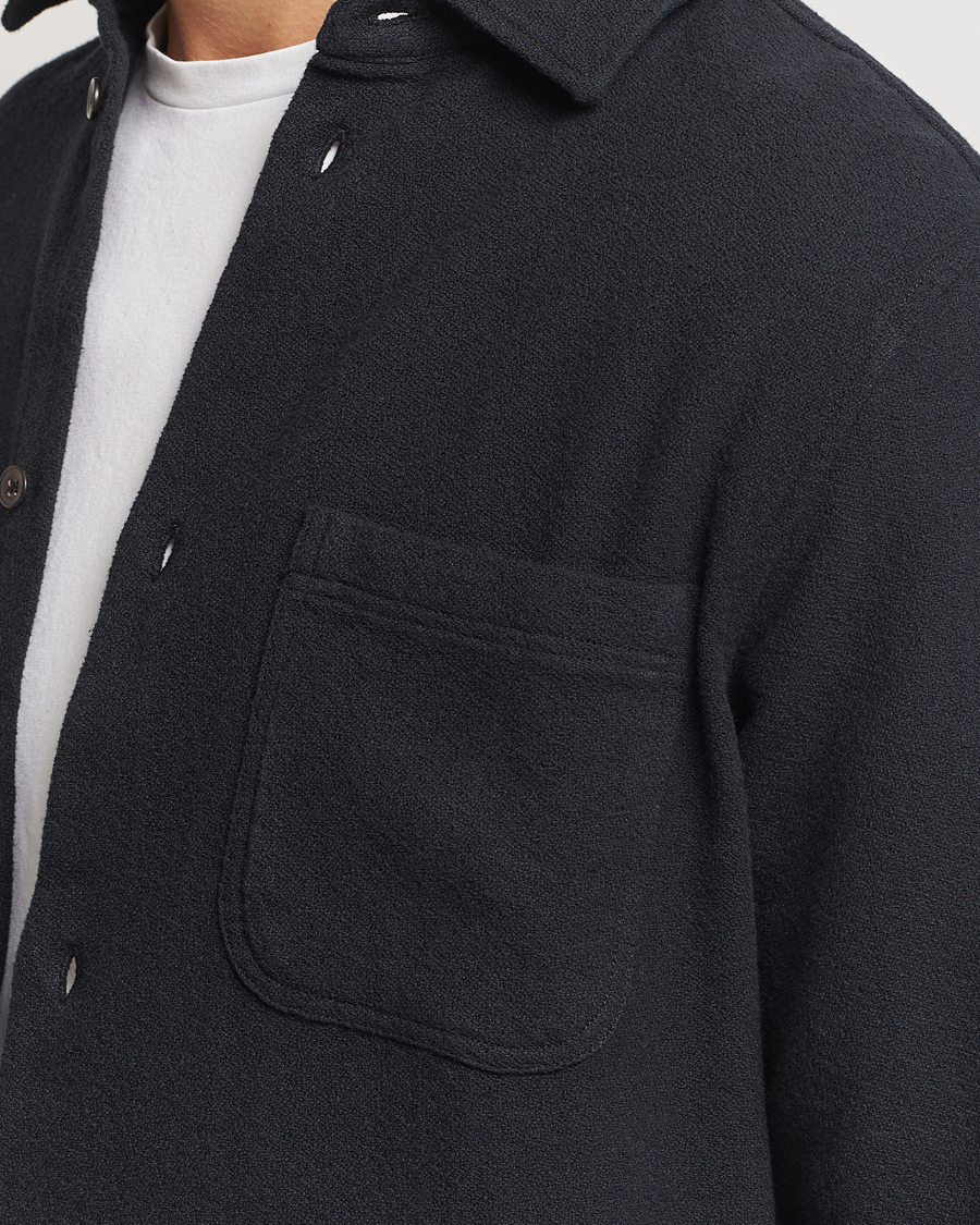 Homme | Chemises | LES DEUX | Kash Structure Shirt Black