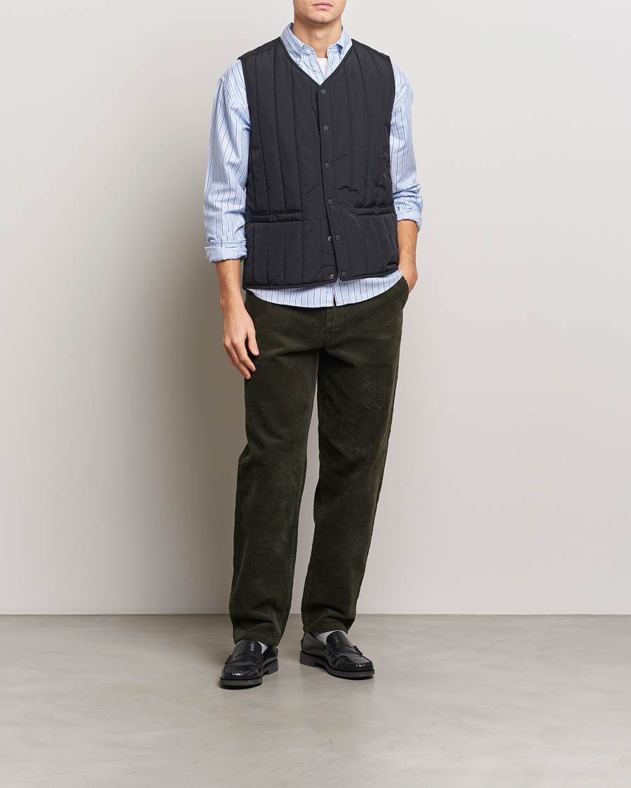 Homme | Manteaux Et Vestes | LES DEUX | Martin Nylon Paded Vest Black