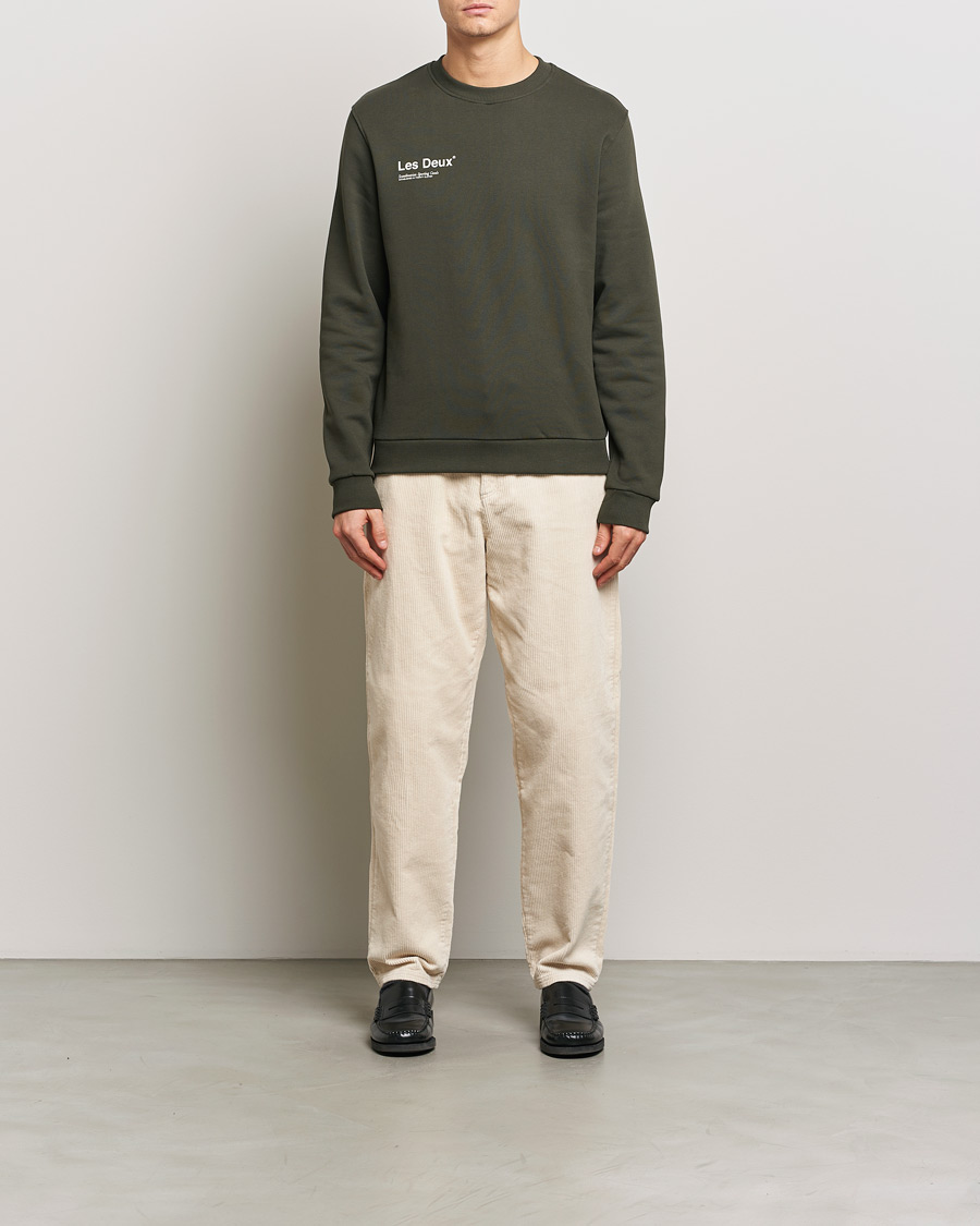 Homme | Pulls Et Tricots | LES DEUX | Brody Printed Sweatshirt 2.0 Rosin