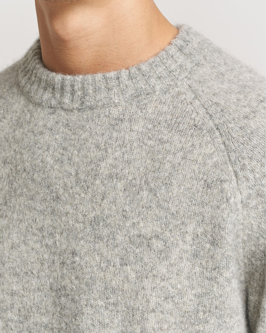Homme | Pulls Et Tricots | LES DEUX | Gilbert Roundneck Knit Light Grey Melange