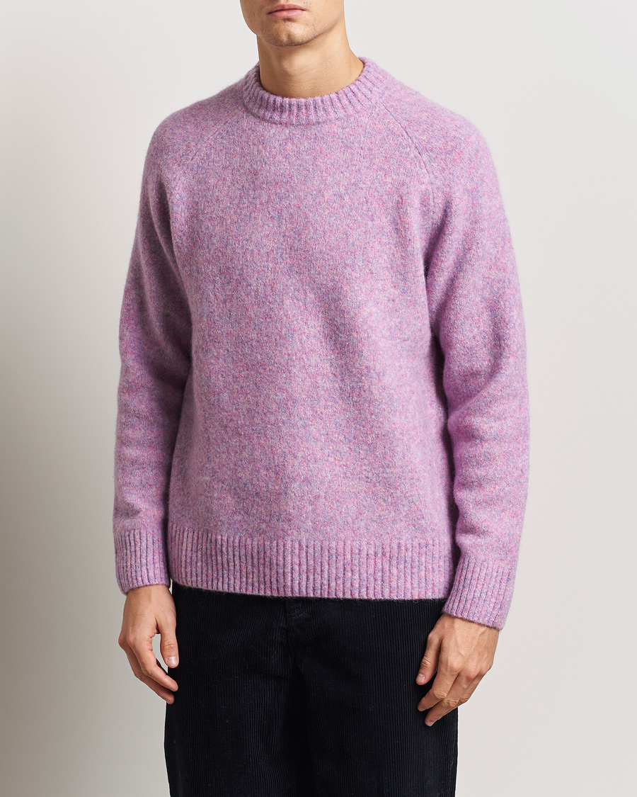 Homme | Pulls Et Tricots | LES DEUX | Gilbert Roundneck Knit Oyster Rose Melange