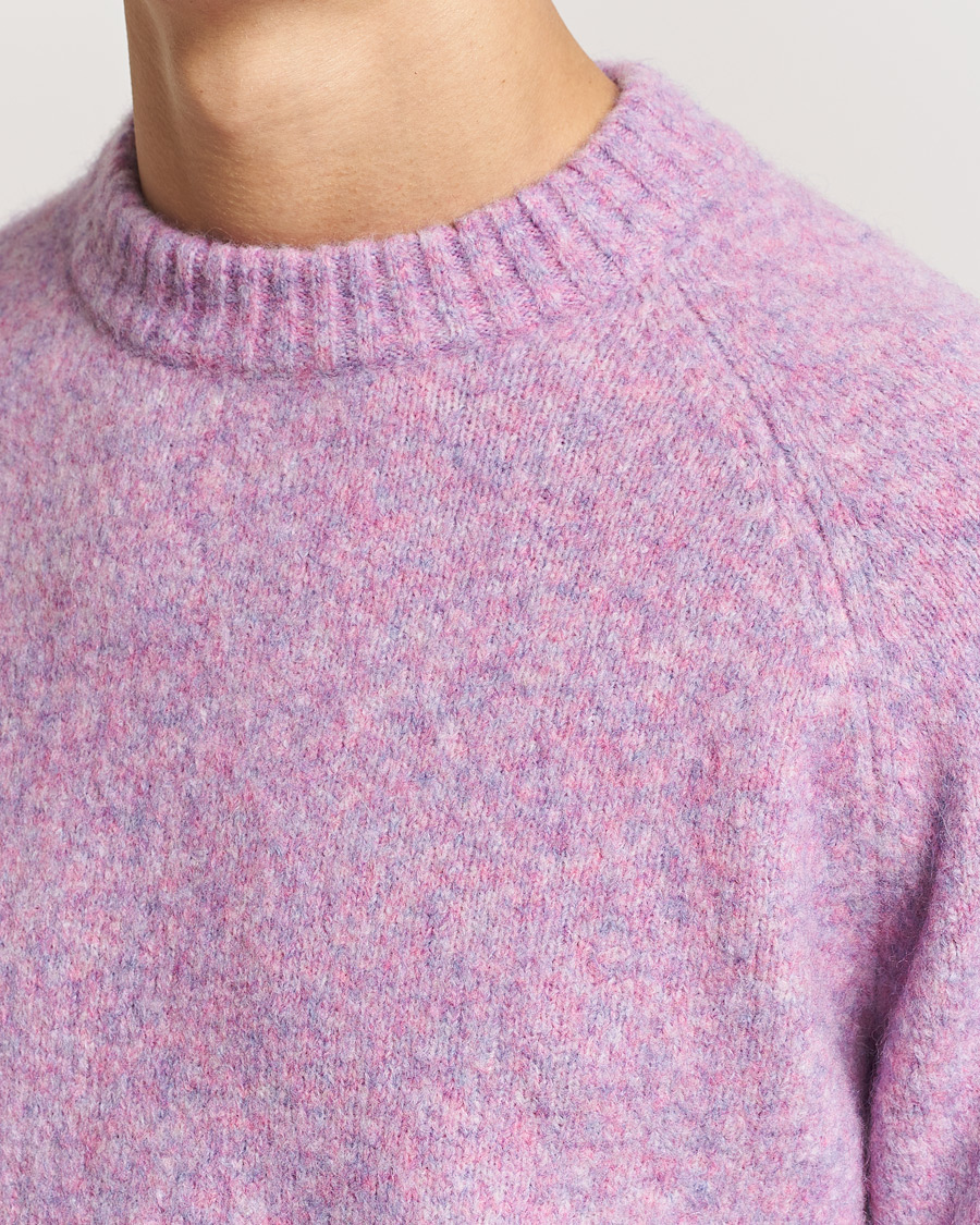 Homme | Pulls Et Tricots | LES DEUX | Gilbert Roundneck Knit Oyster Rose Melange