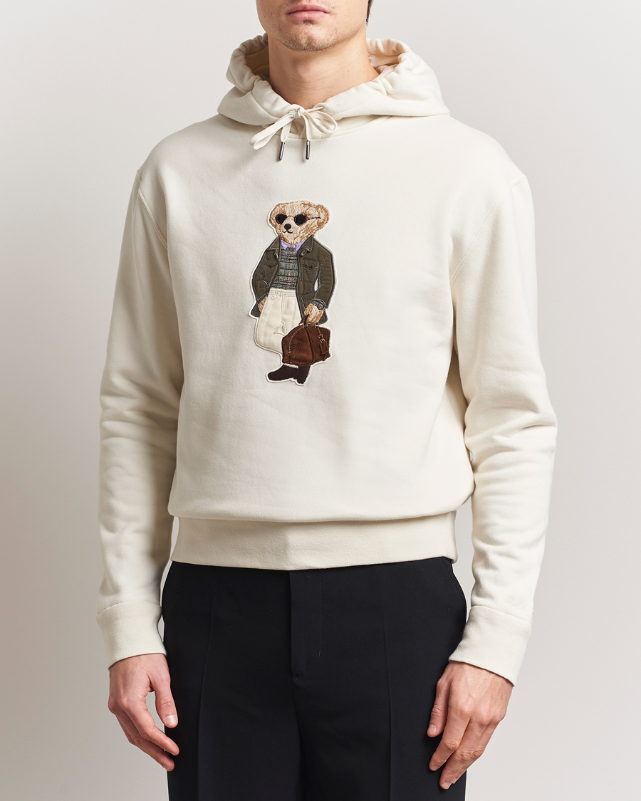 Homme | Pulls Et Tricots | Ralph Lauren Purple Label | Luxury Fleece Bear Hoodie Cream