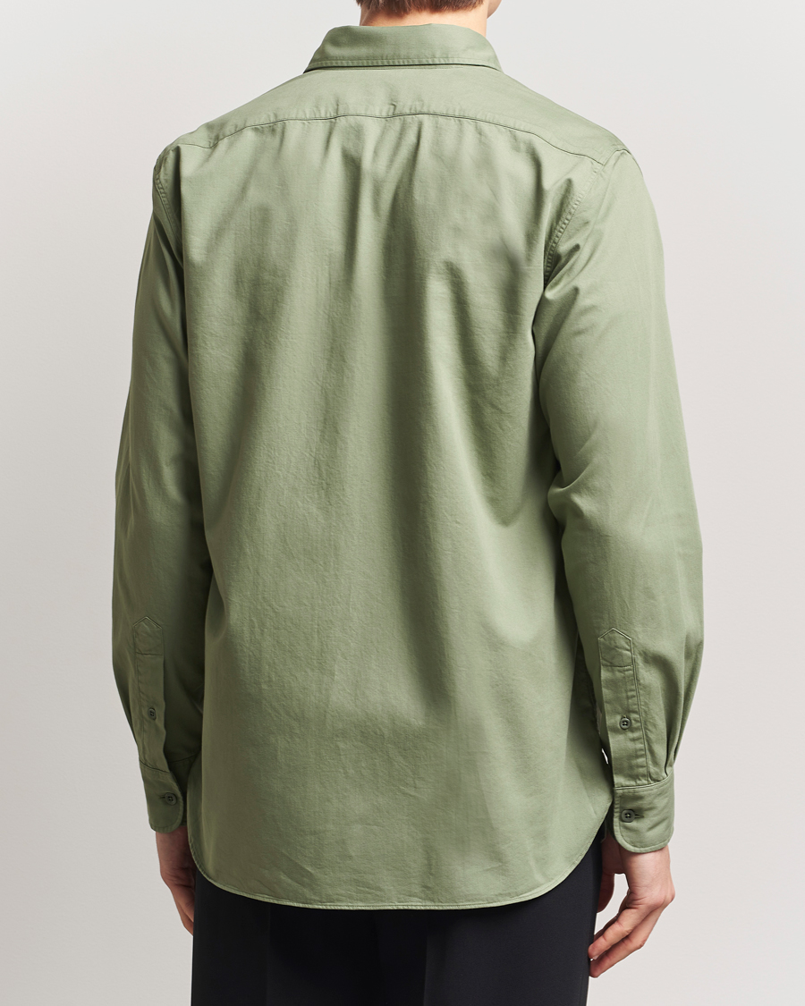 Homme | Chemises | Ralph Lauren Purple Label | Chino Twill Overshirt Dark Ivy