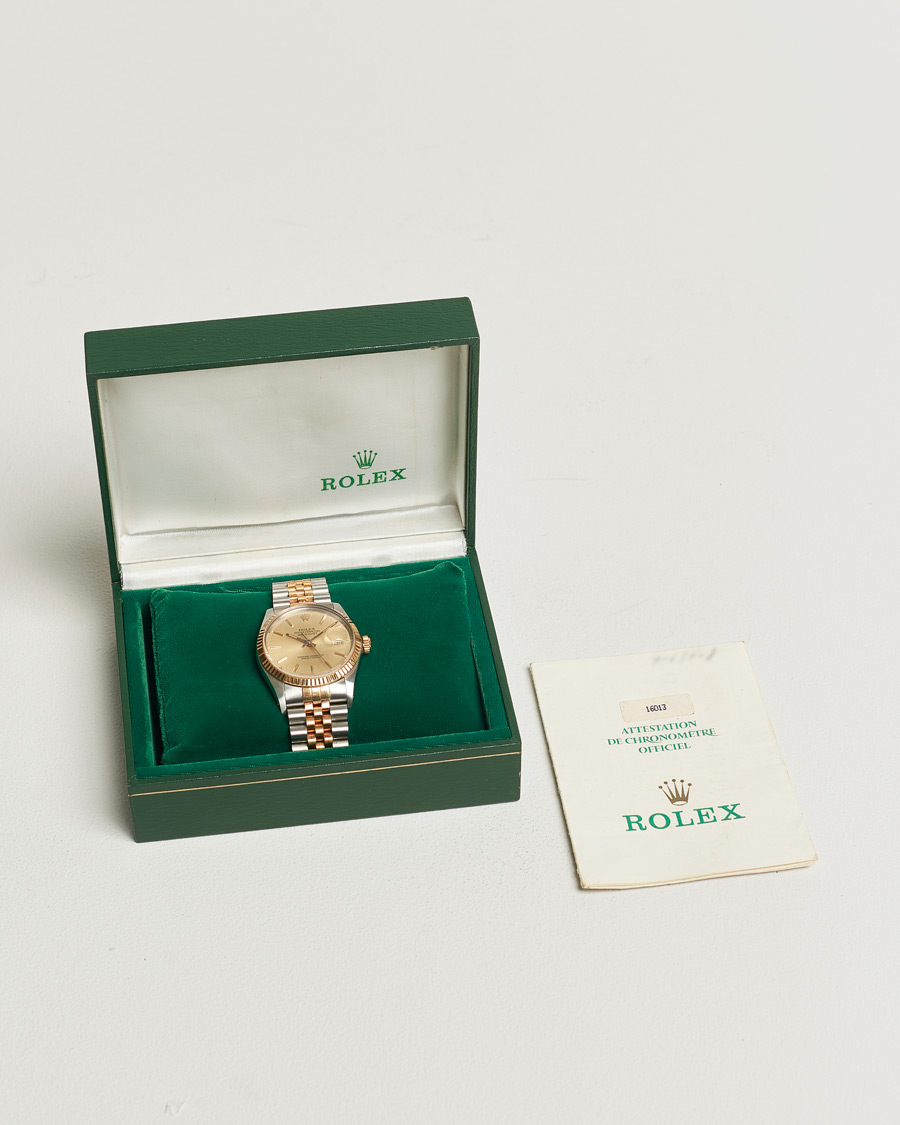 Homme | Rolex Pre-Owned Datejust 16013 G/S Silver | Rolex Pre-Owned | Datejust 16013 G/S Silver