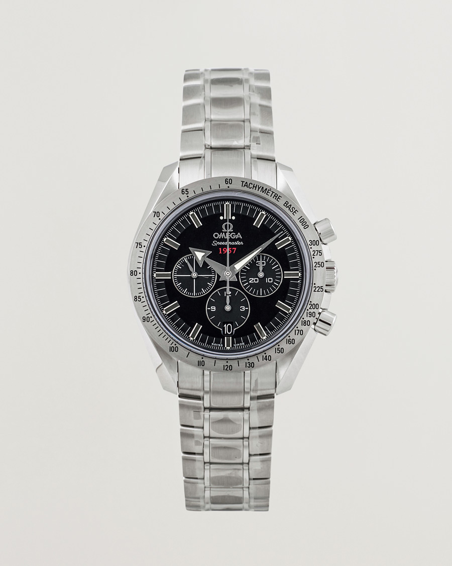Homme | Omega Pre-Owned Speedmaster Broad Arrow1957 Co-axial Silver | Omega Pre-Owned | Speedmaster Broad Arrow1957 Co-axial Silver