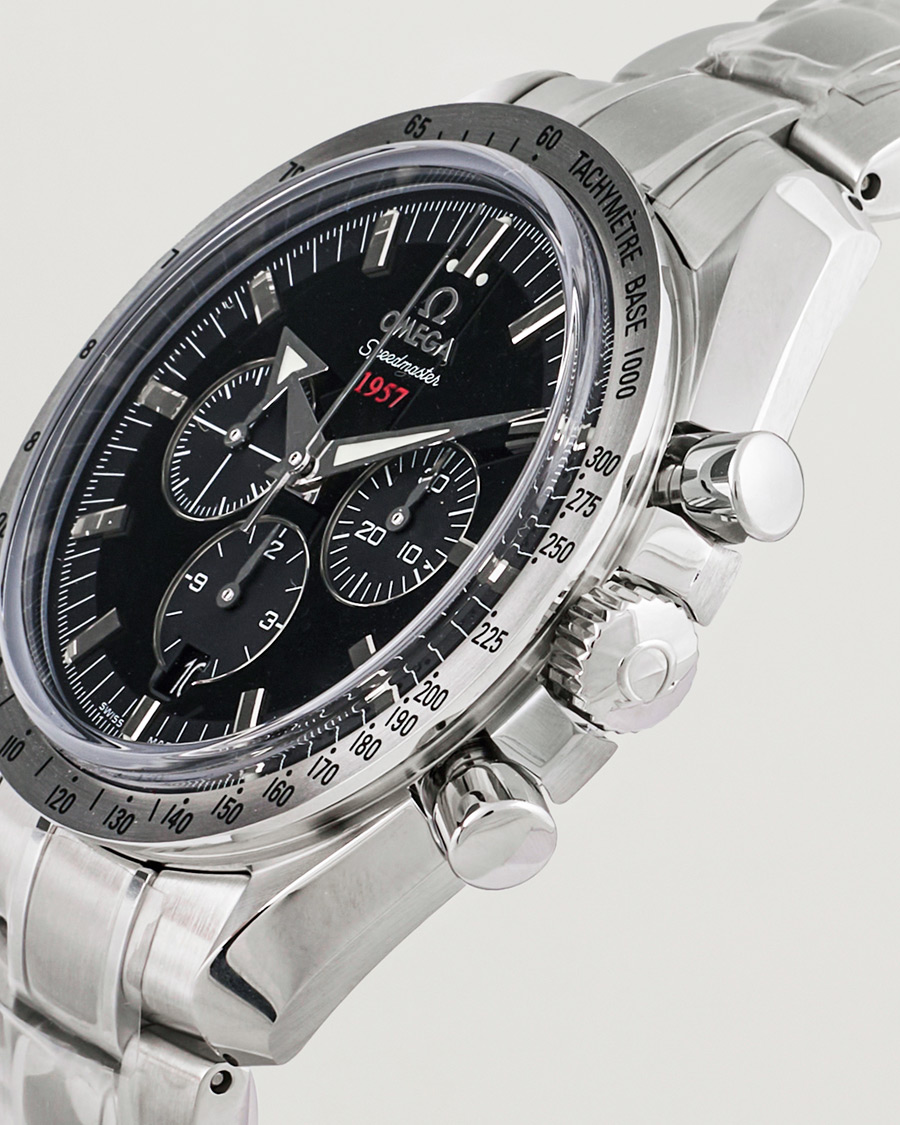 Homme | Omega Pre-Owned Speedmaster Broad Arrow1957 Co-axial Silver | Omega Pre-Owned | Speedmaster Broad Arrow1957 Co-axial Silver