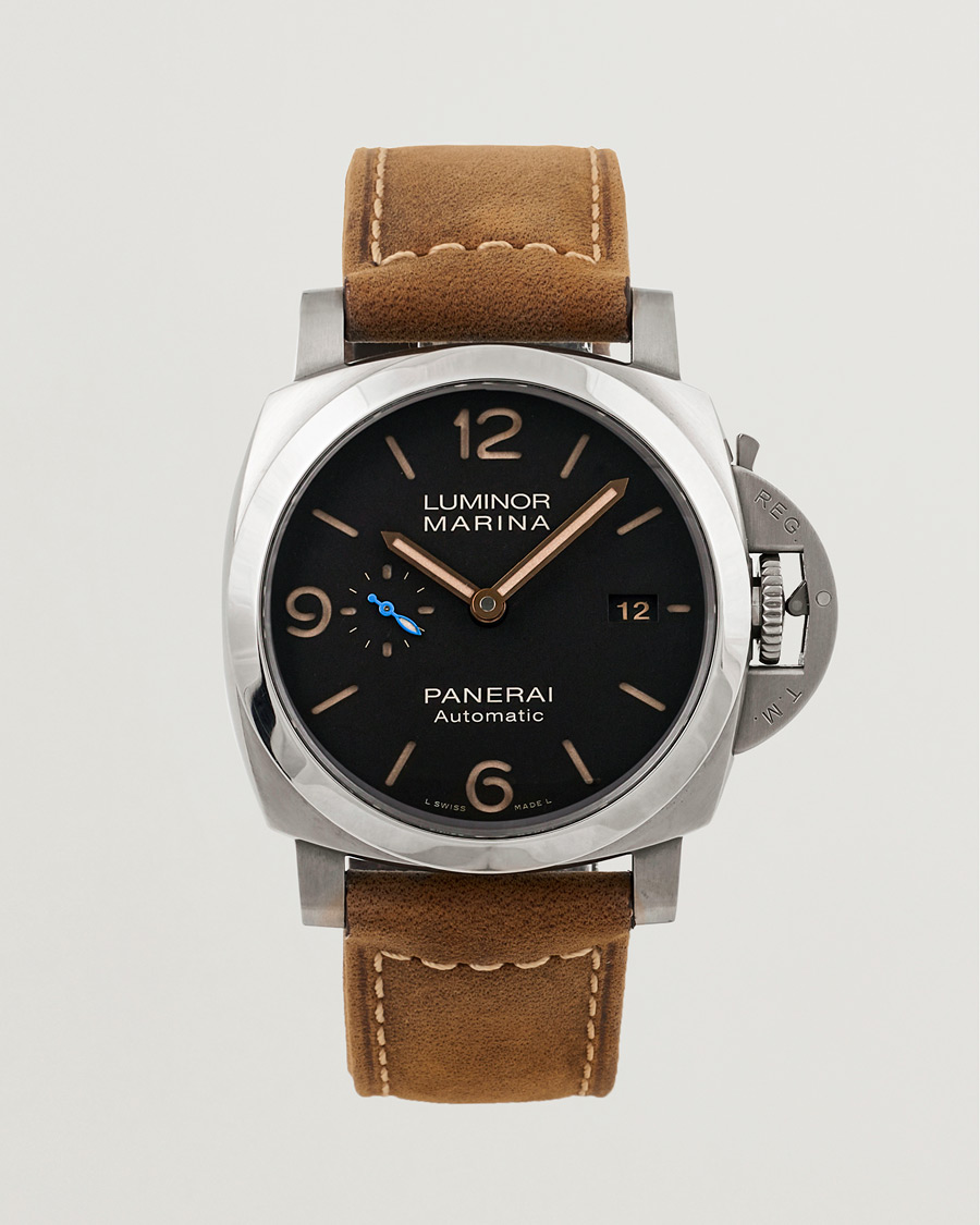 Homme | Panerai Pre-Owned Luminor Marina PAM01351 Silver | Panerai Pre-Owned | Luminor Marina PAM01351 Silver