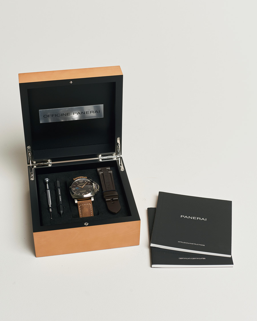 Homme | Panerai Pre-Owned Luminor Marina PAM01351 Silver | Panerai Pre-Owned | Luminor Marina PAM01351 Silver