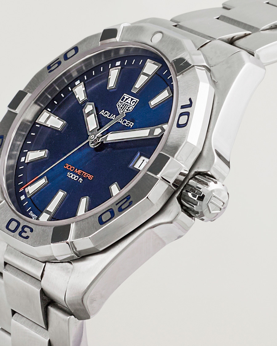 Homme | Tag Heuer Pre-Owned Aquaracer 300M WBD112 Silver | Tag Heuer Pre-Owned | Aquaracer 300M WBD112 Silver