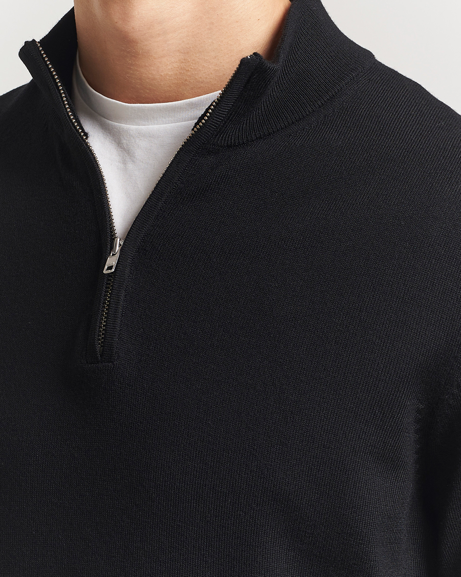 Homme | Pulls Et Tricots | NN07 | Sergio Merino Knitted Half Zip Black
