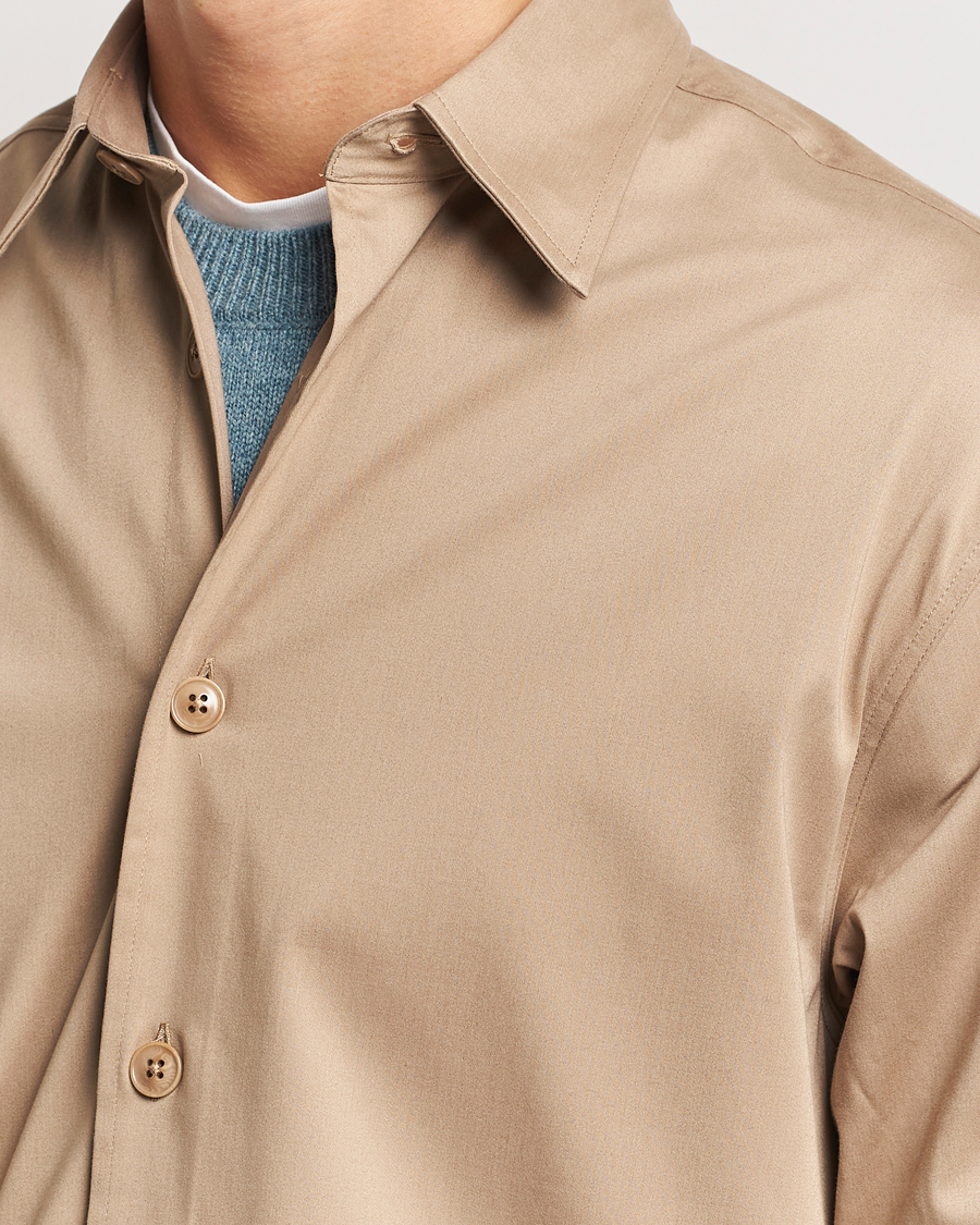 Homme | Chemises | NN07 | Quinsy Cotton Overshirt Timber Wolf