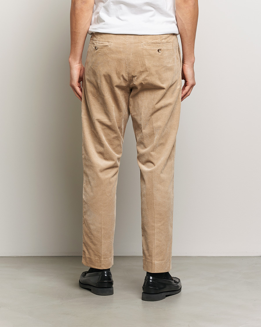 Homme | Pantalons | NN07 | Bill Pleated Corduroy Pants White Peppar
