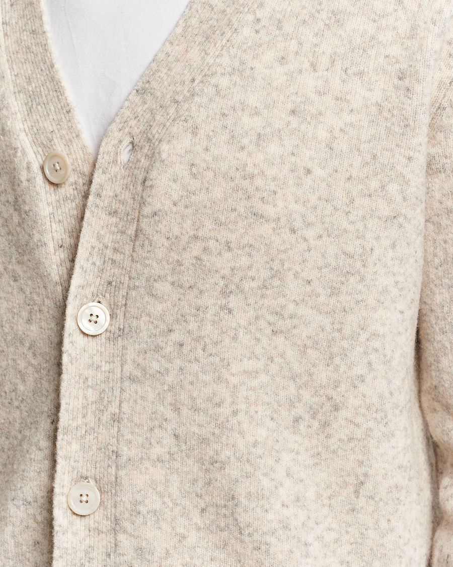 Homme | Pulls Et Tricots | NN07 | John Wool Knitted Cardigan White Peppar