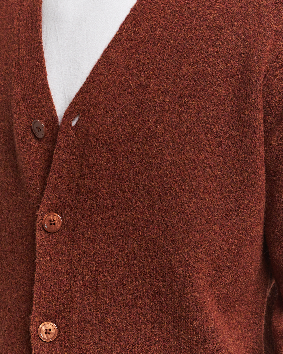 Homme | Pulls Et Tricots | NN07 | John Wool Knitted Cardigan Rust Red