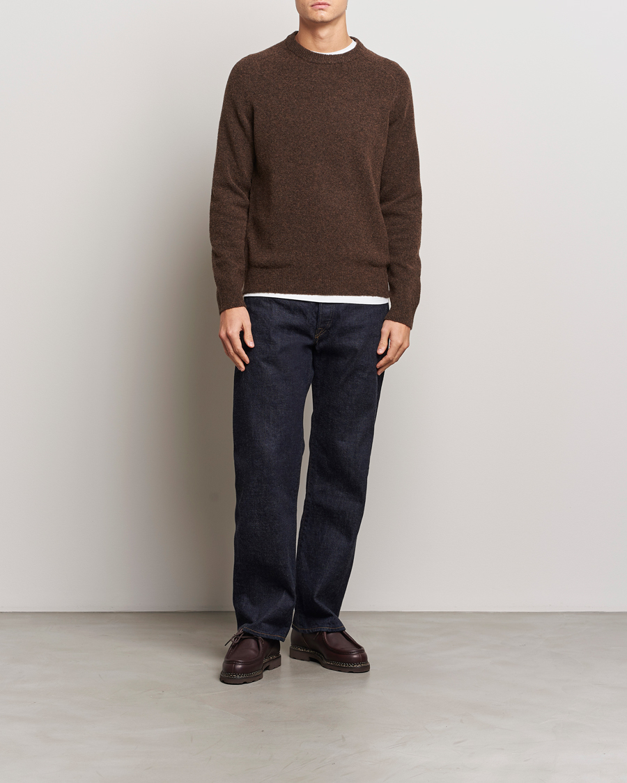 Homme | Pulls Et Tricots | NN07 | John Wool Knitted Sweater Demitasse Brown