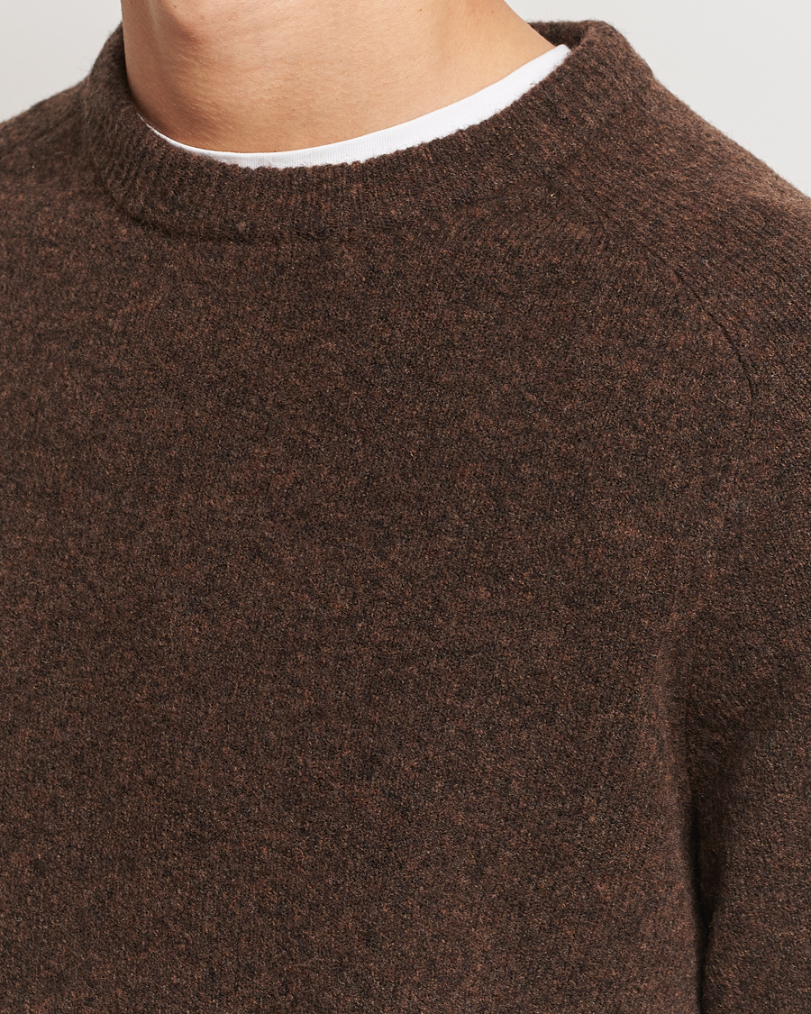 Homme | Pulls Et Tricots | NN07 | John Wool Knitted Sweater Demitasse Brown