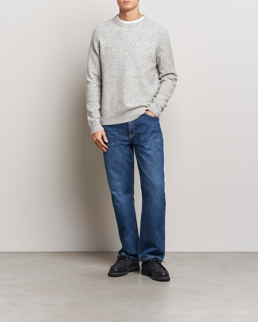 Homme | Pulls Et Tricots | NN07 | John Wool Knitted Sweater Medium Grey Melange