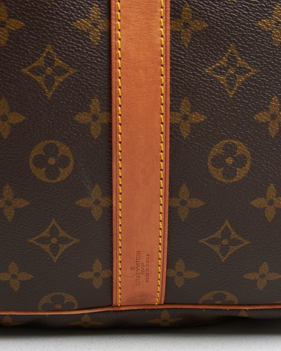 Homme | Louis Vuitton Pre-Owned Keepall Bandoulière 60 Monogram Silver | Louis Vuitton Pre-Owned | Keepall Bandoulière 60 Monogram Silver