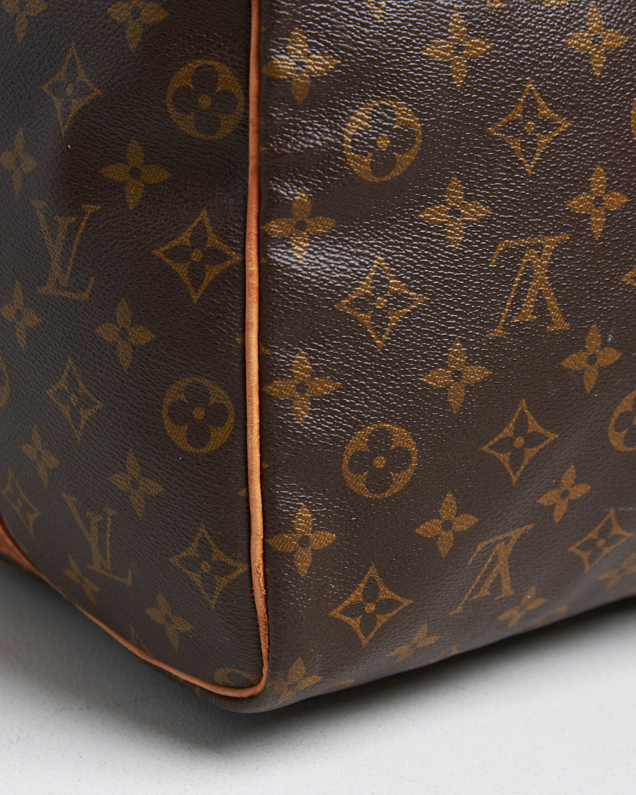 Homme | Louis Vuitton Pre-Owned Keepall Bandoulière 60 Monogram Silver | Louis Vuitton Pre-Owned | Keepall Bandoulière 60 Monogram Silver