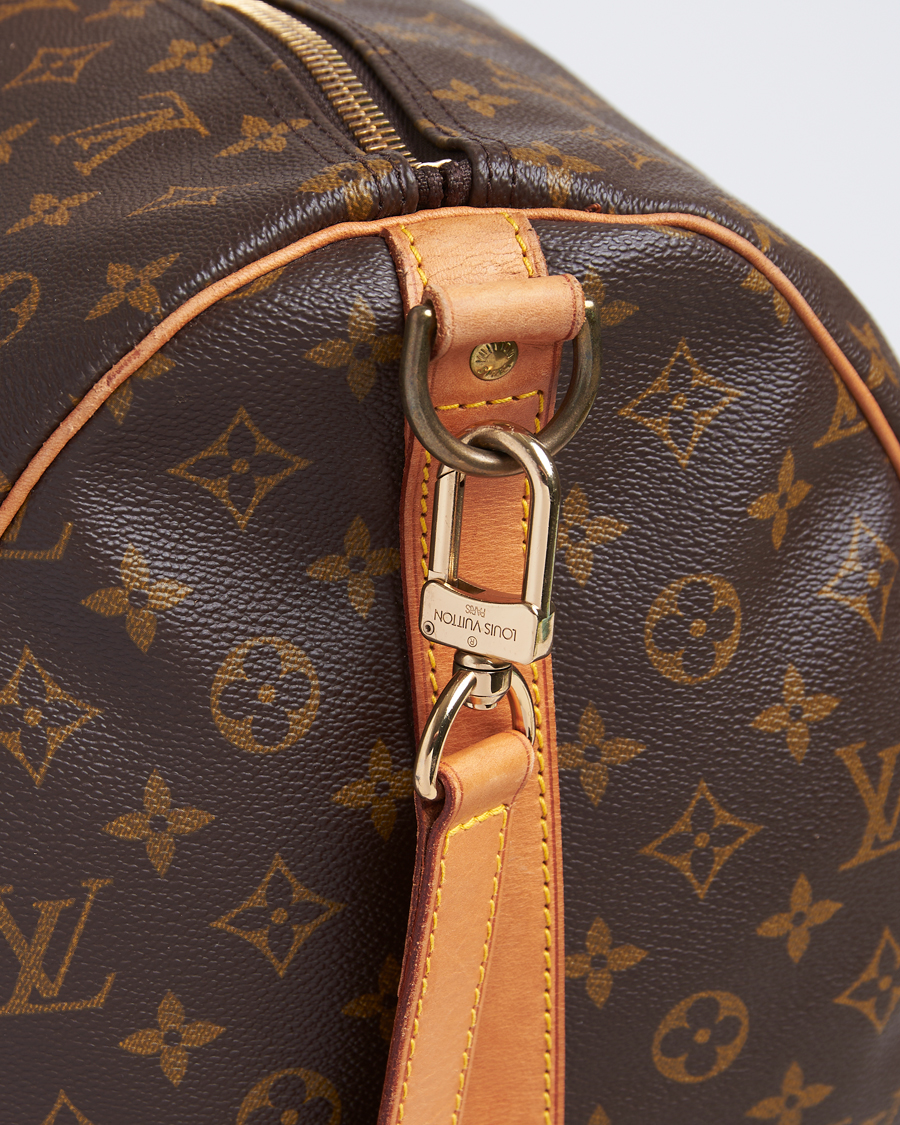 Homme | Louis Vuitton Pre-Owned Keepall Bandoulière 60 Monogram Silver | Louis Vuitton Pre-Owned | Keepall Bandoulière 60 Monogram Silver