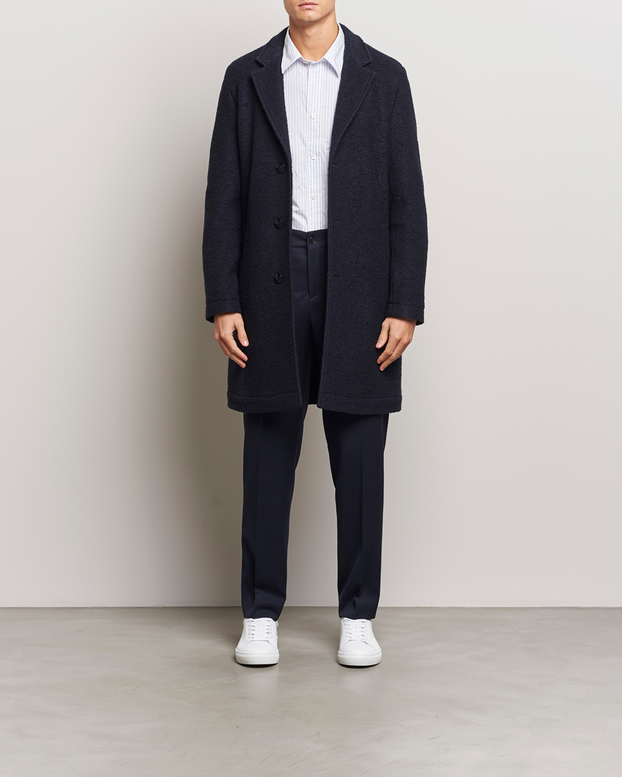 Homme | Pantalons | Filippa K | Tailored Drawstring Trousers Navy