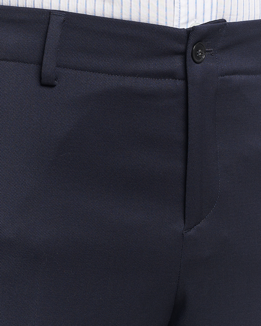 Homme | Pantalons | Filippa K | Tailored Drawstring Trousers Navy