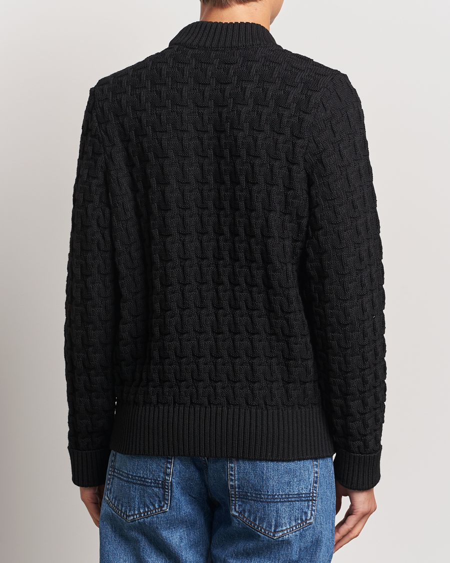 Homme | Pulls Et Tricots | S.N.S. Herning | Stark Wool Cable Knit Sweater Black