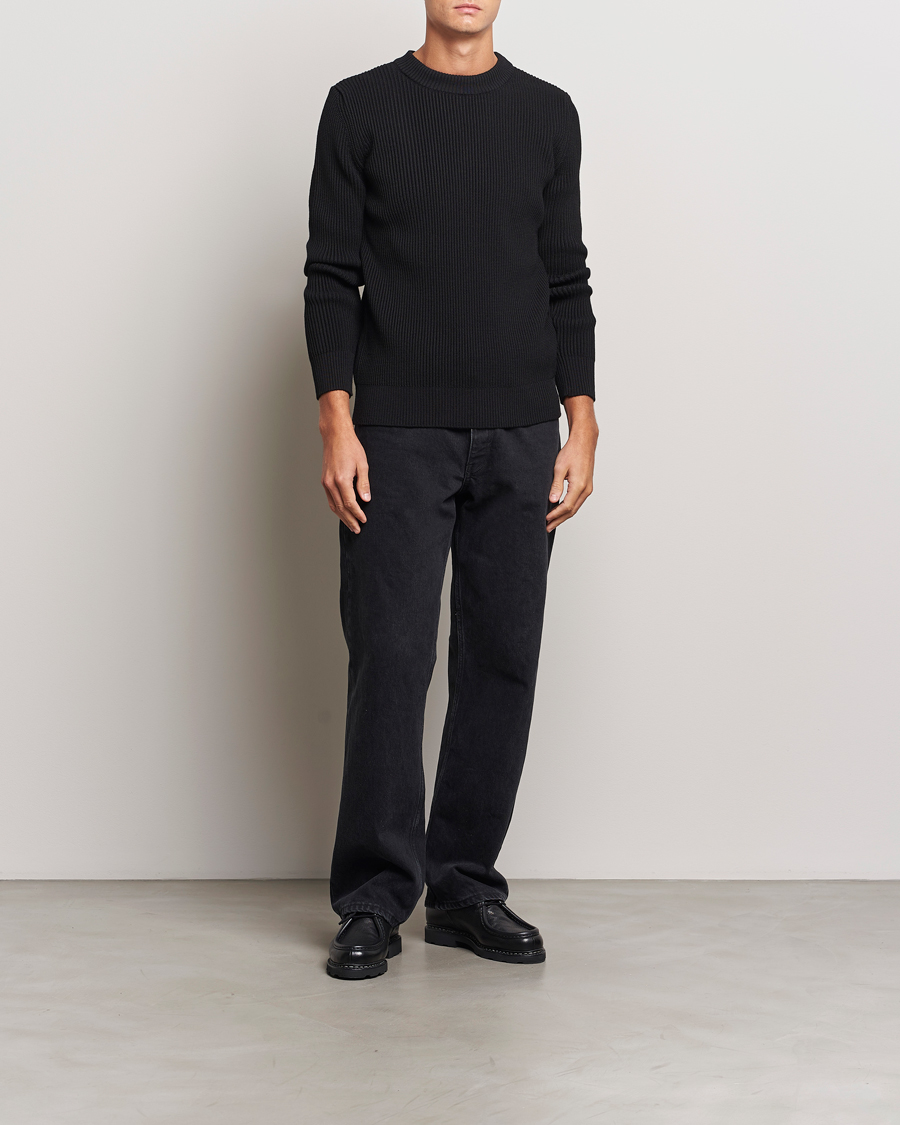 Homme | Pulls Et Tricots | S.N.S. Herning | Fender Wool Crew Neck Black