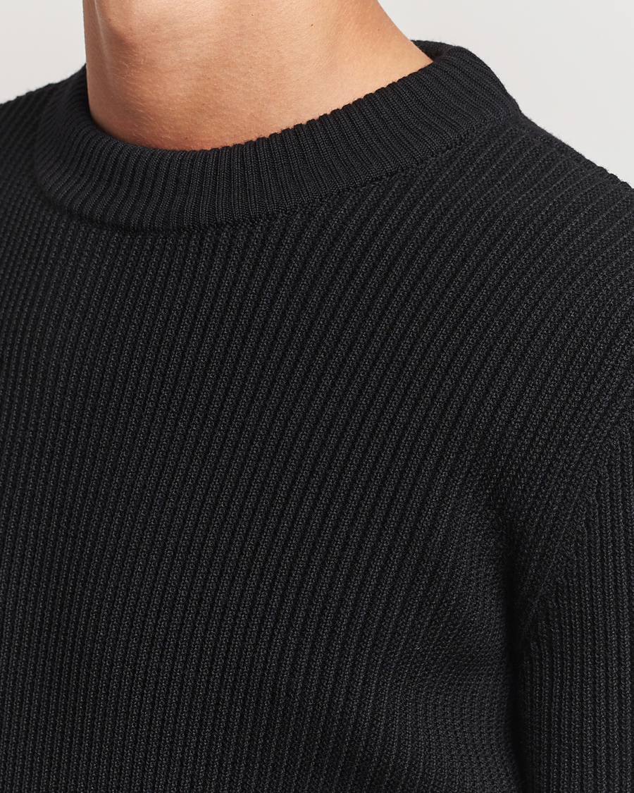 Homme | Pulls Et Tricots | S.N.S. Herning | Fender Wool Crew Neck Black