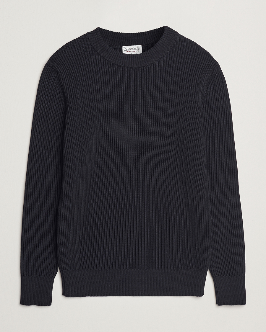 Homme | Pulls Et Tricots | S.N.S. Herning | Fender Wool Crew Neck Navy Blue