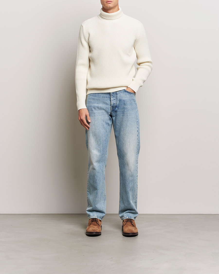 Homme | Pulls Et Tricots | S.N.S. Herning | Fender Wool Rollneck Sweater Natural White