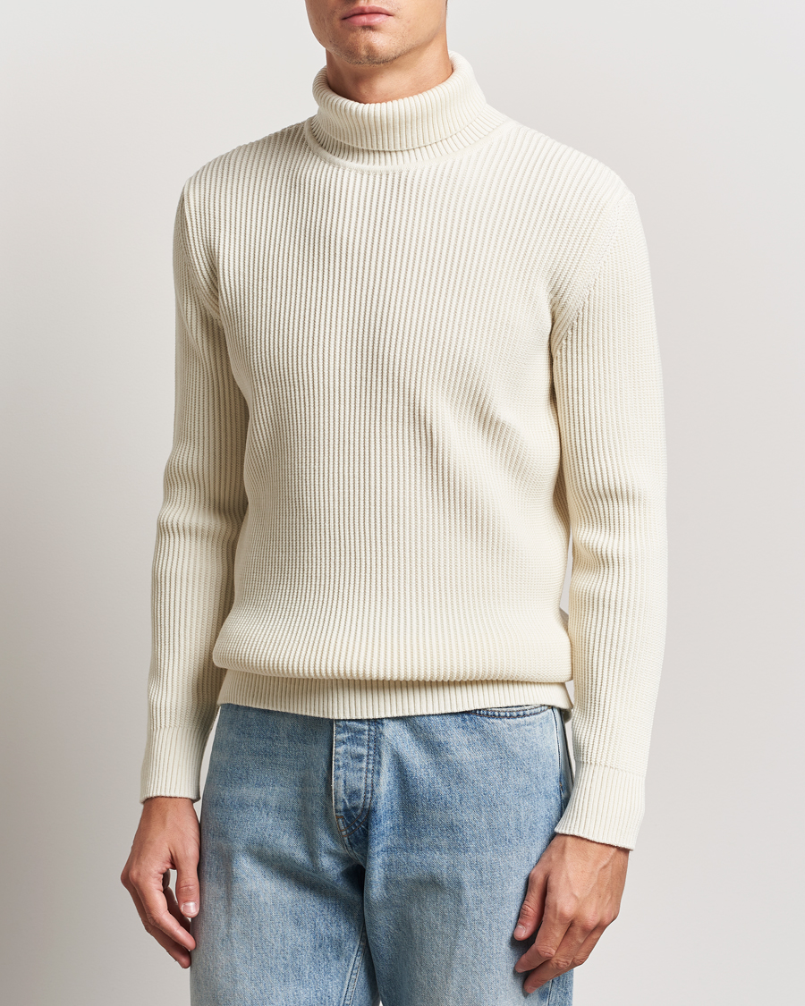 Homme | Pulls Et Tricots | S.N.S. Herning | Fender Wool Rollneck Sweater Natural White