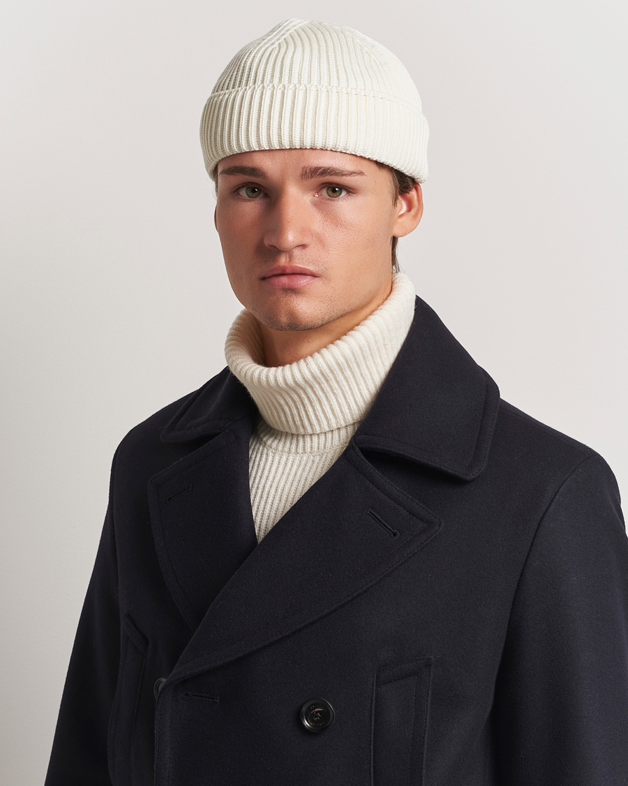 Homme | S.N.S. Herning Fender Merino Wool Hat Natural White | S.N.S. Herning | Fender Merino Wool Hat Natural White