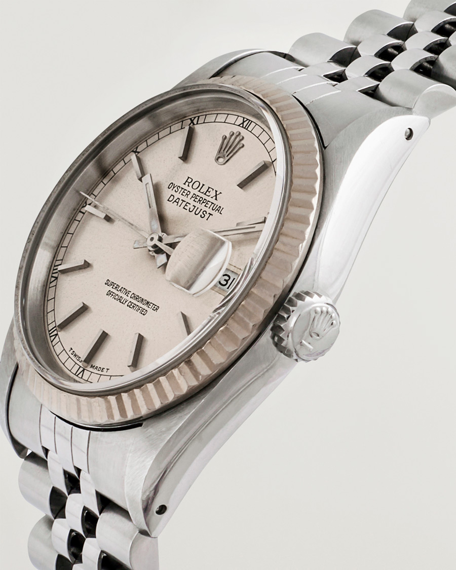 Homme | Rolex Pre-Owned Datejust 16234 Silver | Rolex Pre-Owned | Datejust 16234 Silver