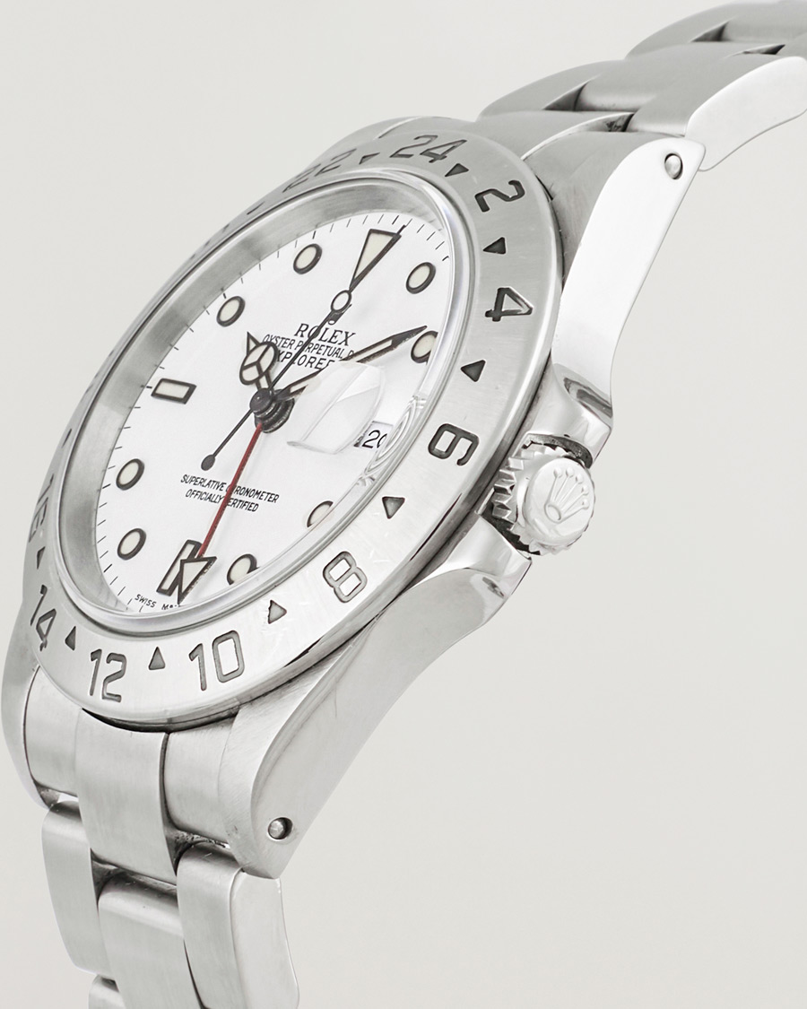 Homme | Rolex Pre-Owned Explorer II 16570 Silver | Rolex Pre-Owned | Explorer II 16570 Silver