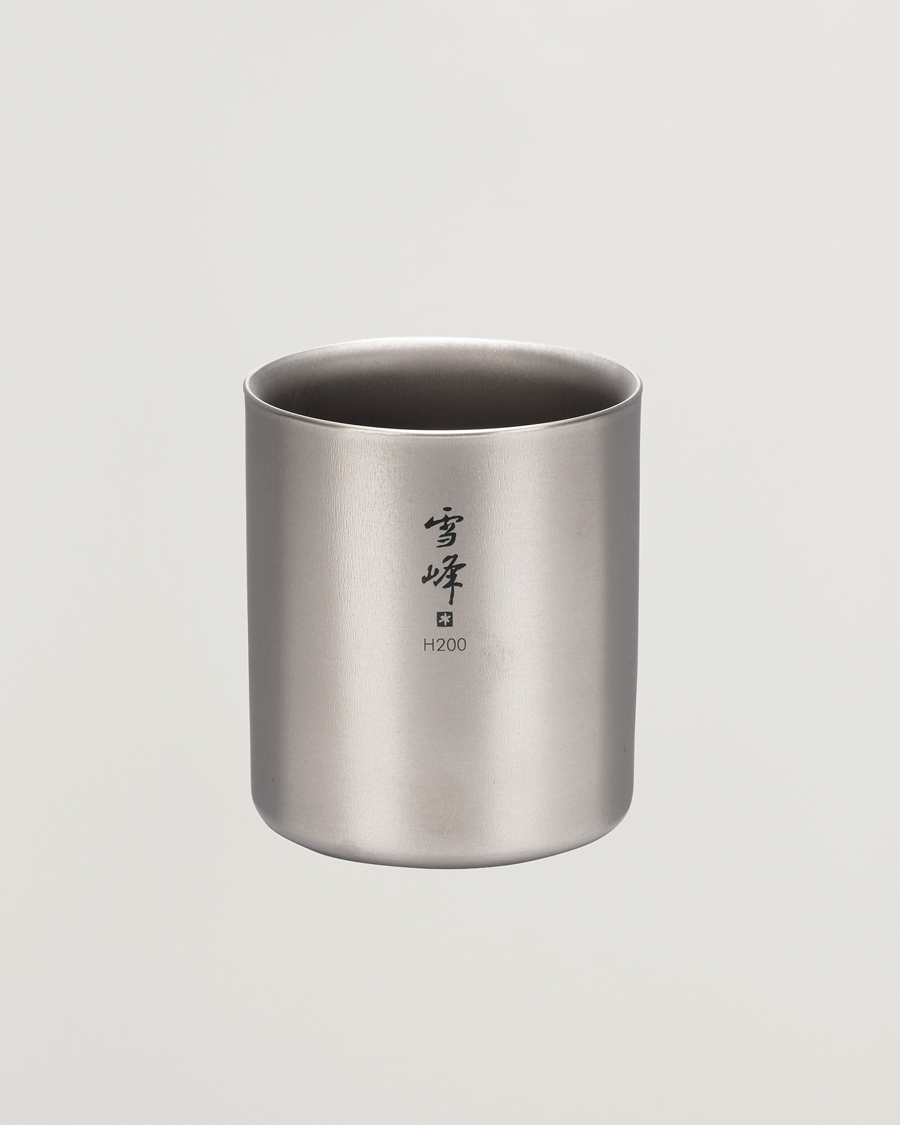 Homme | Outdoor living | Snow Peak | Double Wall Stacking Mug 200 Titanium