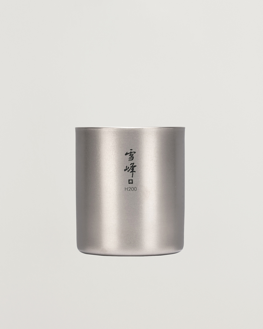 Homme | Outdoor living | Snow Peak | Double Wall Stacking Mug 200 Titanium