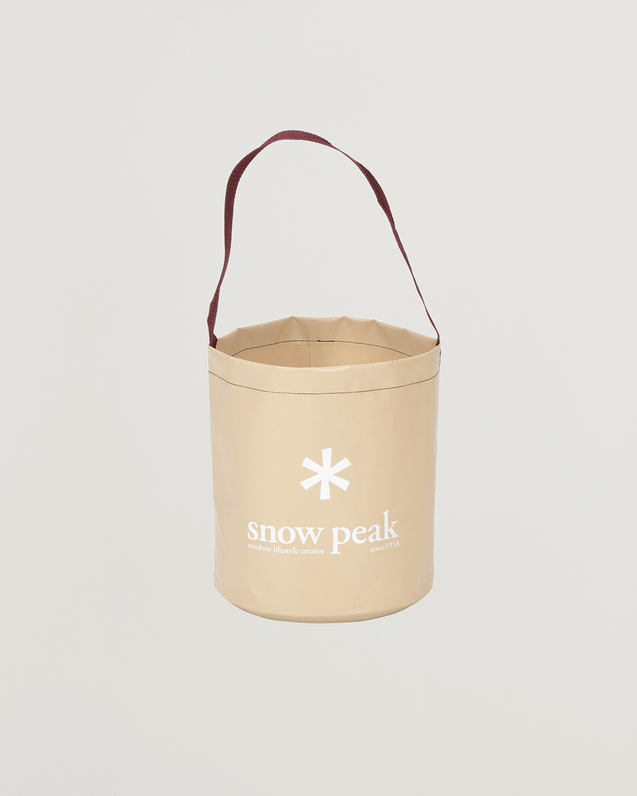 Homme | Snow Peak Camping Bucket Khaki | Snow Peak | Camping Bucket Khaki