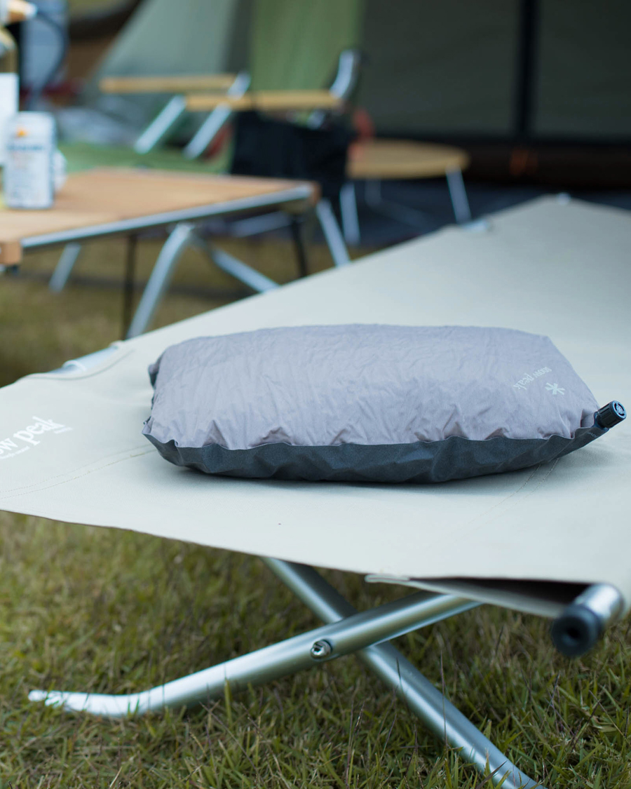 Homme | Snow Peak Stretch Pillow Grey | Snow Peak | Stretch Pillow Grey