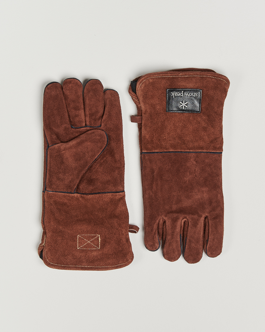 Homme | Outdoor living | Snow Peak | Fireside Gloves Brown