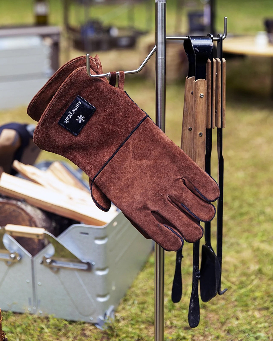 Homme | Outdoor living | Snow Peak | Fireside Gloves Brown