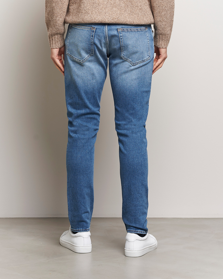 Homme | Jeans | Tiger of Sweden | Pistolero Stretch Cotton Jeans Pale Blue