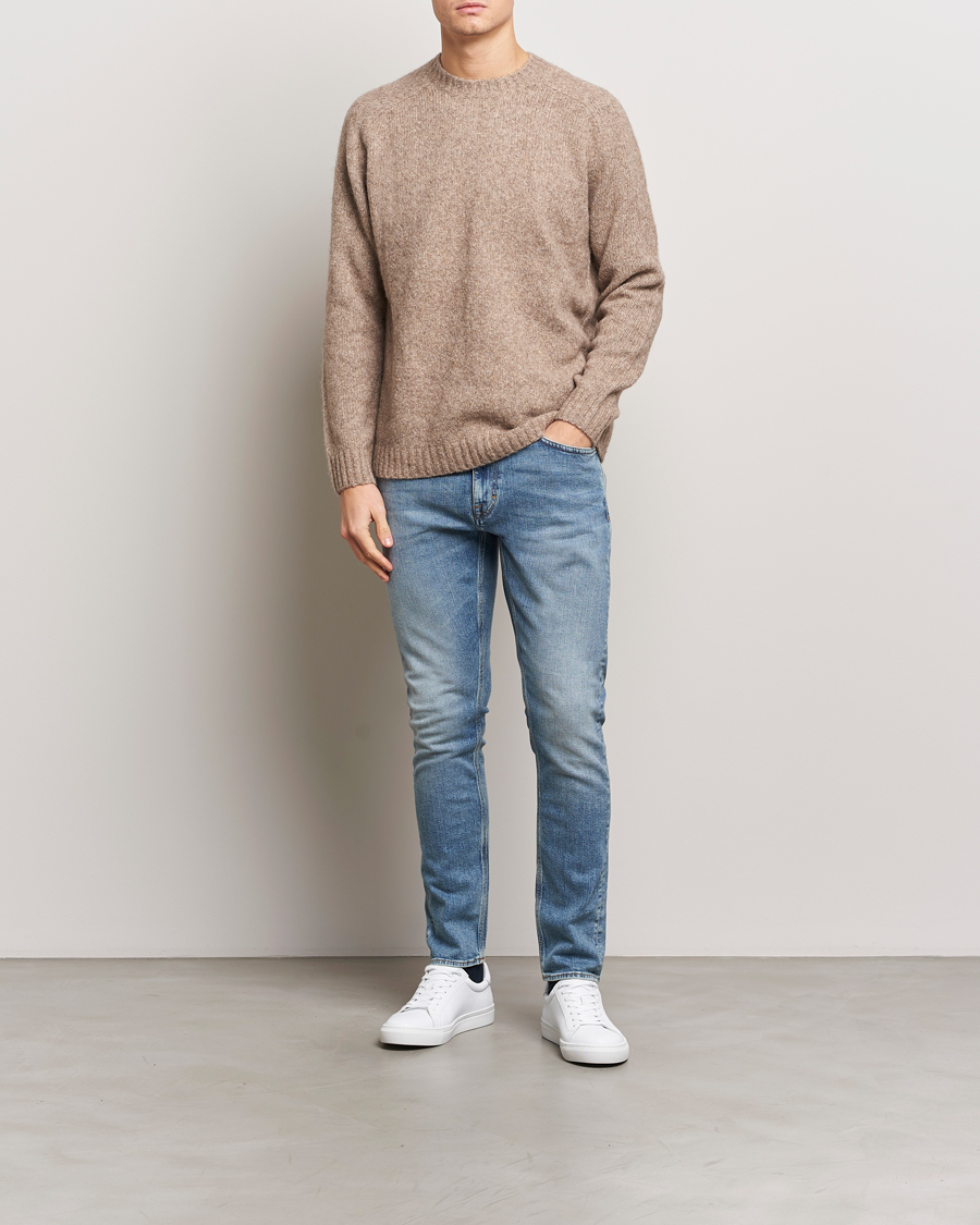 Homme | Jeans | Tiger of Sweden | Pistolero Stretch Cotton Jeans 3 Year Vintage Blue